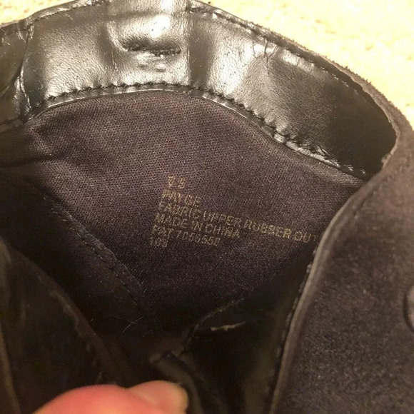 Madden girl Payge bootie boots 6.5 shoes black suede block heel - Picture 7 of 8